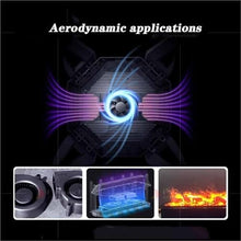 Recessed Fireplace Flame Adjustment 3D Simulation Charcoal Water Vapor Fireplace(Large)