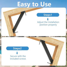LQSYBHD 45 Degree Angle Support Bracket Heavy Duty Connector Corner Brace Inside Joint Pergola Accessories for Indoor or Outdoor for Gazebos Porches and Log Cabins (Size:12pcs)