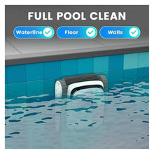 Pool Vacuum for Inground Pools, Smart Navigation Cleaner Robot, Wall Climbing, Cleans Floors