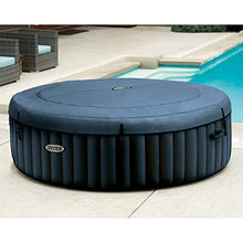 Intex PureSpa Plus Portable Inflatable Hot Tub with Seats Blue