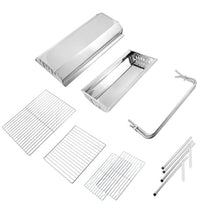 HBJWOV Commercial Portable Barbecue Rack Outdoor Stainless Steel Charcoal Barbecue Stove