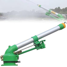 Farm Irrigation Sprinklers, Garden Sprinkler Gun with 9 Replacement Nozzles, 360° Turbine Vortex Rod Water Sprayer, 27-68m Large Range Irrigation, for Farms, Lawn, Garden