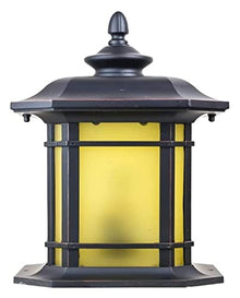 Courtyard light Continental Victoria Patio Glass Table Lamp American Industrial Retro Column Lamp Post Light Street Light Aluminum Patio Garden Villa Door Pillar Lamp Garden Wall Decor Lighting W