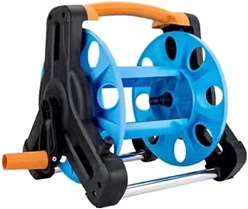 JTYMZYY hosepipes for Garden on Reel Garden Hose Reel, Hose Butler Portable Garden Water Pipe Hose Halder Cart Hose Storage Rack,Outdoor Planting Hosepipe Organizer Garage Accessories(35m)