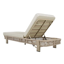 Merax 3-Piece Outdoor Chaise Lounge Set with Side Table, 400 lbs Each Chaise, 2 Recliners with 2 Beige Cushions for Patio Poolside, Beige
