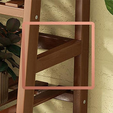 Hanging Plant Stand 3 Tier Ladder Flower Indoor Flower Stands Wood Flowerpot Stand For Multiple Pot Plant Shelf For Window Balcony Living Room Plants Display Rack Multifunctional Ladder Frame