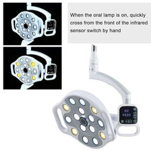 26mm Induction LED Planting Lamp 15 Bulbs Shadowless Operation Light with HD Camera One-Click Yellow Light Switch KY-P132