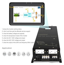 BAISULI Split Phase Pure Sine Wave Inverter 12000W Split-Phase Pure Sine Wave Solar Inverter Power Supply Battery Bank 24V/36V/48V/96V DC to 110/220V,120/240V AC Converter(24V,120V 240V_USA)