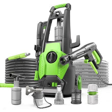 Electric Pressure Washer with 1700W Power and 130Bar Pressure for Car Washing, Home Cleaning, and Driveway Maintenance