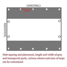 GJZDPMY Outdoor Clear Waterproof Gazebo Tarpaulin Side Panels with Eyelets Transparent Tarp Curtains for Pergola Porch Patio Carport Canopy 5x4m/16.4 * 13.1ft