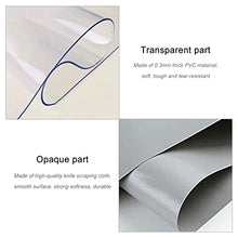 Transparent Waterproof Tarpaulin Side Panels,Outdoor Tarp Curtains,PVC Heavy Duty Clear Tarpaulin Rain Curtains,Partition Curtains for Pergola Porch Gazebo,with Grommets,W×H-4.8×2.5.0m(15.7*