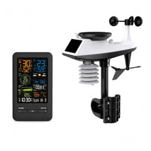 Outdoor Rain Gauge, WiFi Smart Weather Station Indoor Outdoor Thermometer