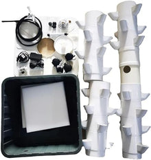 FLTRGO Hydroponics Tower, 45 Holes Aquaponics Grow System, Hydroponic Growing System, Soilless Cultivation Growing System, Garden Tower Aeroponics Growing Kit