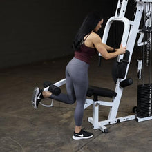 Body-Solid Multi-Station Home Gym 210lbs Red Stack Black Leg Press