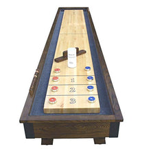 Hathaway Cheyenne 12' Shuffleboard Table Rustic Oak
