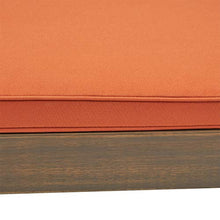Christopher Knight Home Alexander Outdoor Acacia Wood 3 Piece Chaise Lounge Set Rust Orange