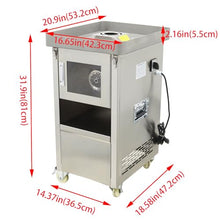 INTSUPERMAI Commercial Meat Grinder 8MM Stainless Steel Electric Mincer Silver