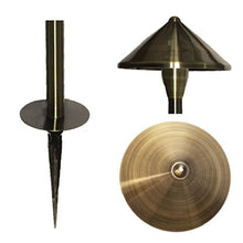 Ignite 12V LED Brass Pathway Landscape Lighting - (9) 3 Watt Fixtures Brass