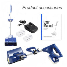 24V 11-Inch Cordless Snow Shovel, Battery Powered Snow Blower, Electric Snow Shovel, 20FT Throw Distance, 24-V/4.0 Ah Lithium-ion Battery Pack, and Quick Charger Included,1Battery