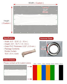 Weatherproof Patio Curtain, Greenhouse Roof Tarp, Keep Pollen Out