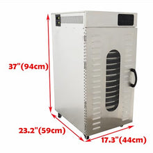 HQHAOTWU 20 Layers Rotary Food Dehydrator Machine Stainless Steel Commercial Dryer