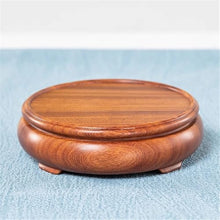 HGIYA Bonsai base Retro Crafts Wooden Display Stand Teapot Table Planter,Sour Branch Wood Round for Table Lamp Pot