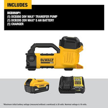 DEWALT 20V MAX Transfer Pump Kit