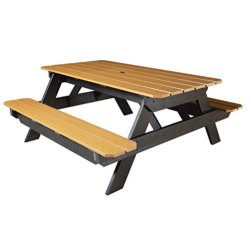 Highwood Professional Commercial Grade National Picnic Table, Saddle