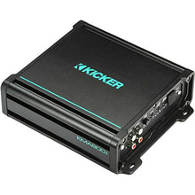 KICKER 10-Inch Loaded Marine Sub Enclosure with Passive Radiator & 48KMA8001 Marine Amp Bundle