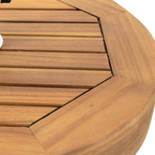 OROTLECT Heavy Umbrella Base With Wood, Stainless Steel Tube And Concrete, 1.57/1.77 Inch Pole Compatible, Look 30 Lbs Stand, Tube, 17.67" X 16.87