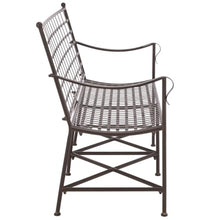 SAFAVIEH Outdoor Caledonia Loveseat Bench, 47" Rustic Brown PAT5050B