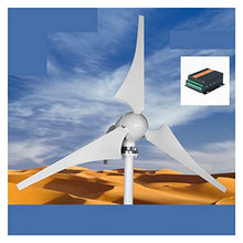Wind Turbine Generator 600W 800W 1000W New Energy Horizontal Wind Turbine Generator 12v 24v 3/5 Blades Windmill Free MPPT Controller (Color : MPPT Controller Voltage : 12V) (Hybrid Control 12V)