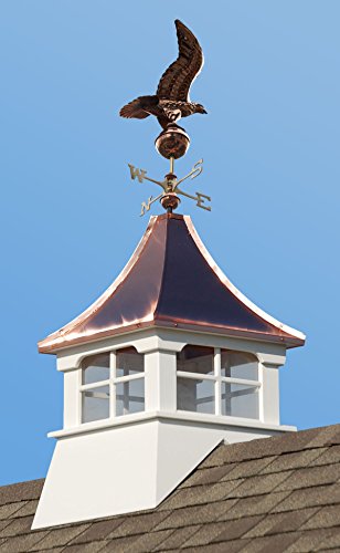 Accentua Charleston Cupola with Eagle Weathervane, 24 in. Square, 63 in. High