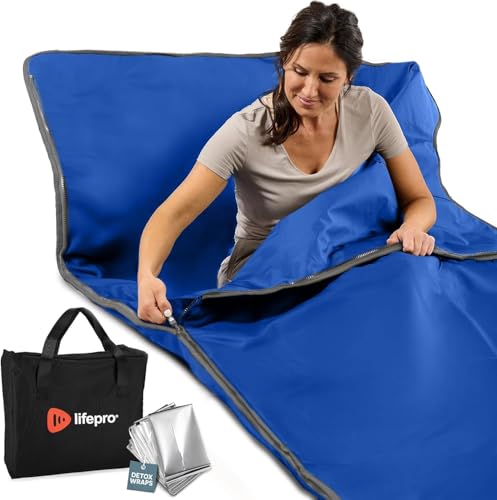 Lifepro RejuvaWrap Infrared Sauna Blanket with Low EMF and 9 Temp Levels