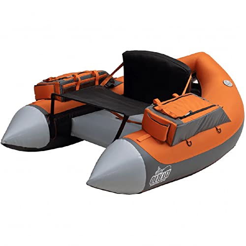 Outcast Sporting Gear Super Fat Cat Still Water Fishing Float Tube Gray/Orange