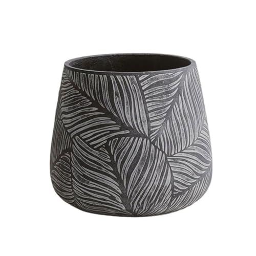 WOAITIANTIAN Flower Pots Cement Plant Pots with Drain Hole Large Calibre Flower Containe for Homes Offices