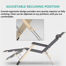 IIPOSAQQ Sun Lounger Garden Chairs Zero Reclining Beach Sun Lounger Heavy Duty Outdoor Deck Folding Chair for Zero for Heavy People Portable Beach Camping Chair