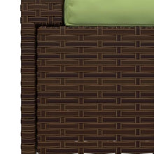 Outdoor Patio Sofa Set - PE Wicker Rattan Sectional Conversation Loveseat with Cushions for Backyard, Porch, Poolside, or Patio - Brown