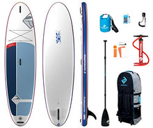 Boardworks SHUBU Sōlr Inflatable Stand-Up Paddle Board (iSUP) White/Grey/Blue