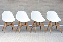 Amazonia Lothian 7-Piece Oval Patio Dining Set Durable Teak Wood Extendable White Chairs