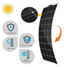 Flexible Solar Panel 400W 600W 800W 1200W,High Efficiency Monocrystalline PV Module for Home, Camping, Boat, Caravan, RV and Other Off Grid Applications(4x300W)