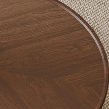 Hhaoran-9863 Side End Table Walnut Wood Grain Oval Coffee Table, Modern Minimalist Design for Living Room, Luxury Home Furniture Accent Coffee Table for Living Room Bedroom Office(130cm)