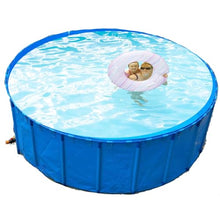 Large Outdoor Pool for Kids, 26/30/36/48 Inch Deep Family Pools/Albercas Para Adultos for Backyard/Home/Parties, Diameters - 1 2 3 4 5 M Blue Paddling Pool, Round Temporary Koi Pond(Deep 26inch/66cm,D