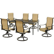 Hanover Brigantine 7-Piece Modern Outdoor Dining Set Tan