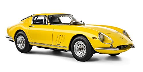 CMC 1966 Ferrari 275 GTB/C Modena Yellow 1/18 Diecast Model Car Limited Edition
