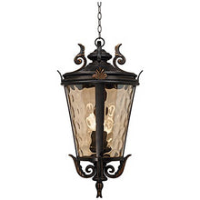 Casa Marseille 30" High Veranda Bronze European Outdoor Hanging Light