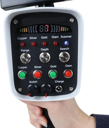 JHNKOJ High Accuracy Metal Detector for Gold Silver Copper, Max 1000M Search Range & 30M Depth, with Hd Screen, Ideal for Treasure Hunting