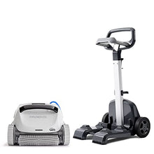 Dolphin Explorer E50 Wi-Fi Robotic Pool Vacuum Cleaner with Caddy White