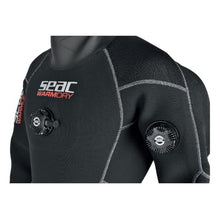 SEAC Men's Warmdry 4mm Neoprene Dry Suit Black Large