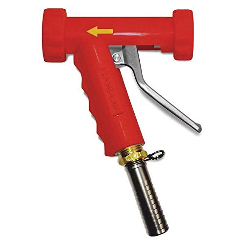 Spray Nozzle,Red,Stainless Steel,6-1/4"L